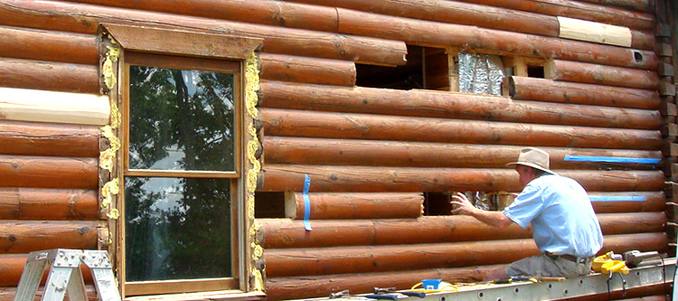 Log Home Repair Spotsylvania County, Virginia